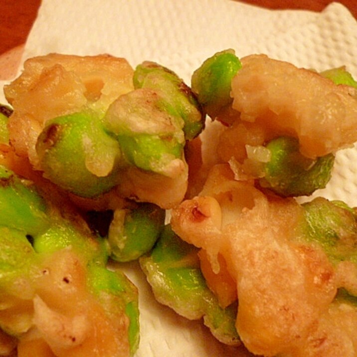 冷凍 缶詰でok 枝豆とコーンのマヨ風味かき揚げ レシピ 作り方 By fairy tale 楽天レシピ